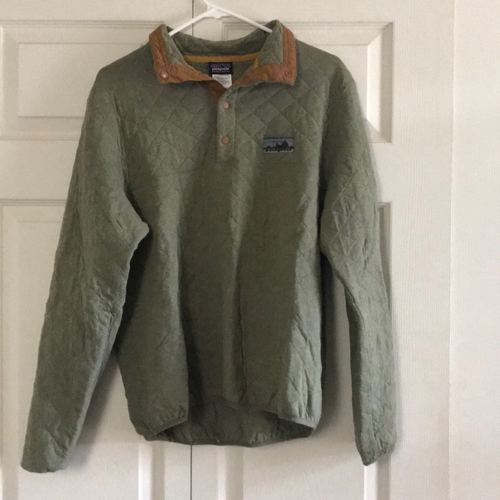 Patagonia Organic Cotton Quilted Snap-T Pullover